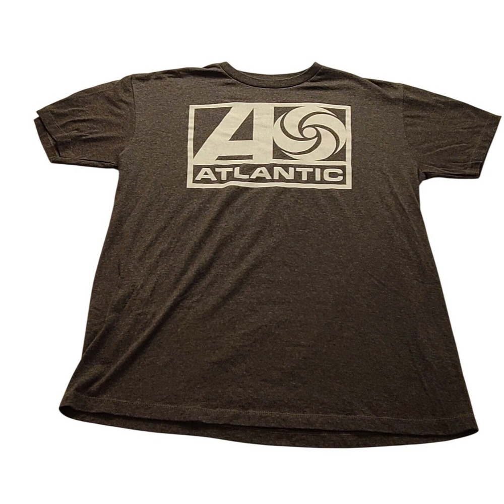 Atlantic Records DJ-Slickola Promo Graphic T-Shirt Gray Heather Mens XL